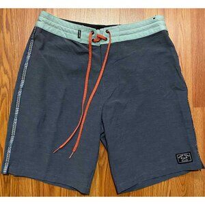 Dark Seas Division Navarro Board Short Mens 28 8" Beach Swim Trunks